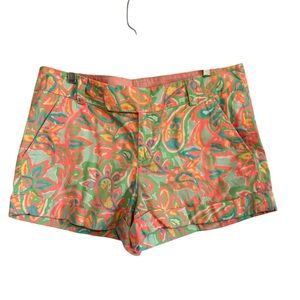 Lilly Pulitzer Barclay 3 inch length Chino Multicolor shorts Women’s Size 10